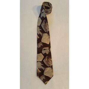 Pierre Cardin Men’s 58 Inch 100% Silk Necktie Multicolor Abstract Career